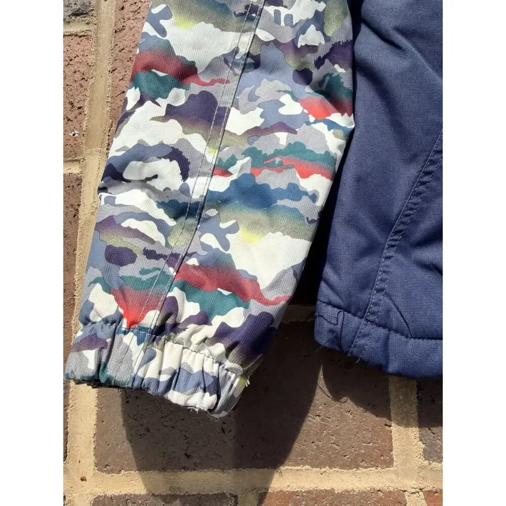 Arctix Kids‎ L (14/16) Slalom Insulated Winter Ski Jacket Hooded Navy/Camo Print
